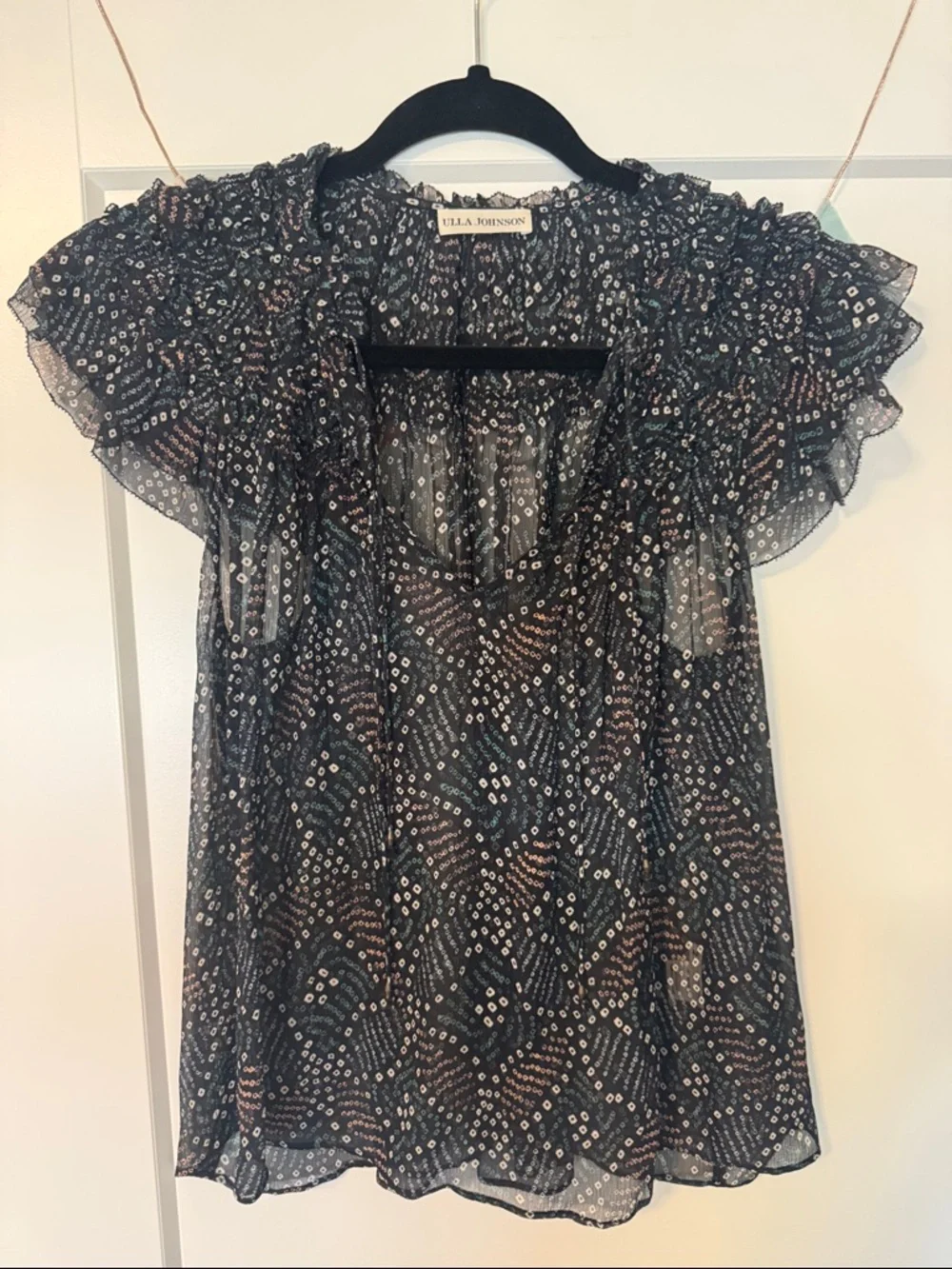 Ulla Johnson Cora top in dusk - Picture 5 of 13